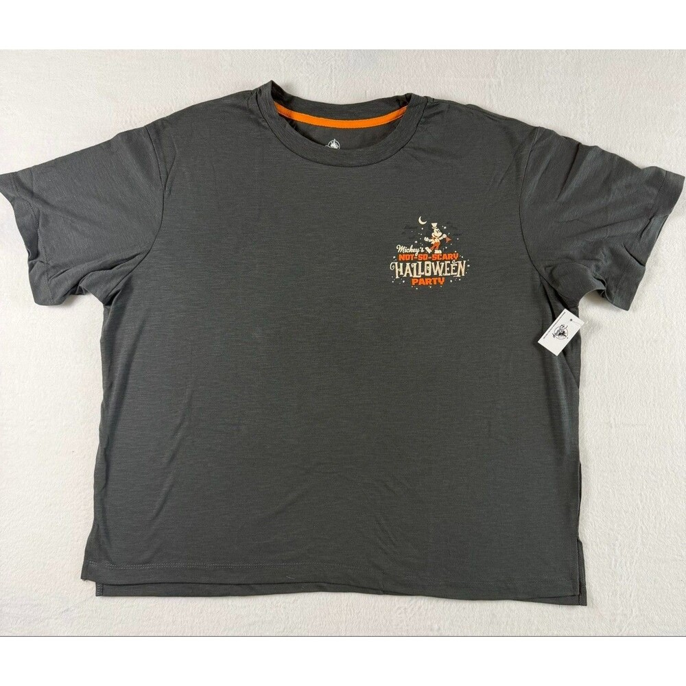 Disney Mickey's Not So Scary Halloween Party 2026 Women's Cropped Tee XL NWT